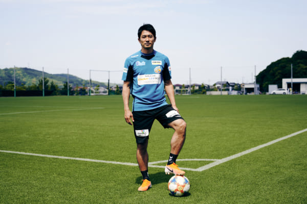ふくらはぎひとつで、鍛えぬかれたベテラン選手のすごみがわかる。(撮影/熊谷貫)