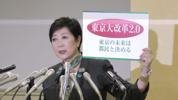昨年7月の東京都知事選挙では小池百合子知事が街頭に出ることはなかった。（撮影／畠山理仁）