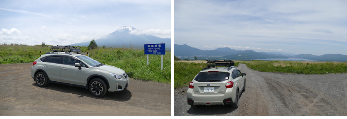 美しい富士山や山中湖の眺望
