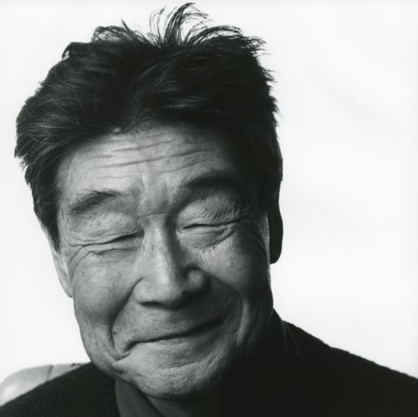 74歳の草野心平(小林正昭撮影)(写真提供/草野心平記念文学館)