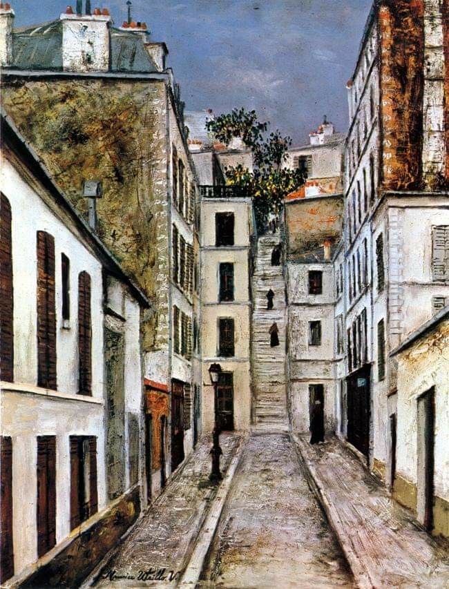 モーリス・ユトリロ〈コタンの袋小路〉1910-1911年 フランス、パリ ［パリ国立美術館］