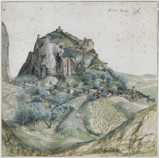 アルブレヒト・デューラー〈アルコの眺望〉1495年　フランス、パリ［ルーヴル美術館］