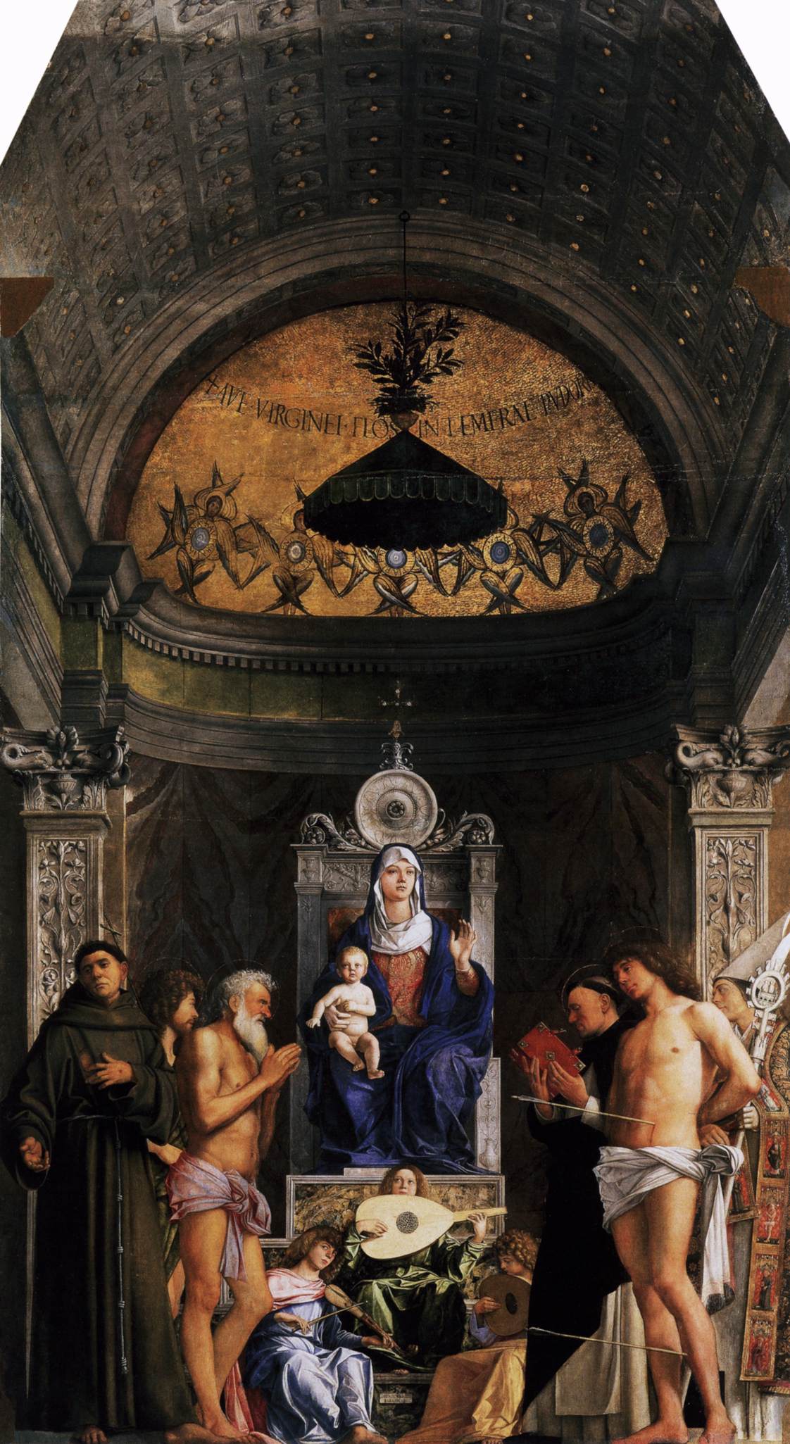 ジョヴァンニ・ベッリーニの〈サン・ジョッベ祭壇画〉1487年頃　イタリア、ヴェネツィア[アカデミア美術館]