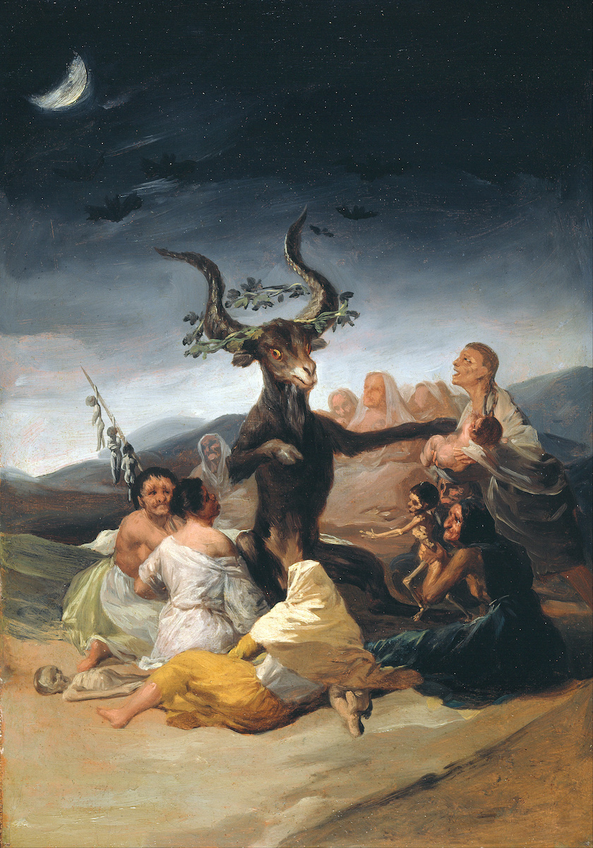 フランシスコ・デ・ゴヤ〈魔女のサバト〉1798年 スペイン、マドリード[プラド美術館]