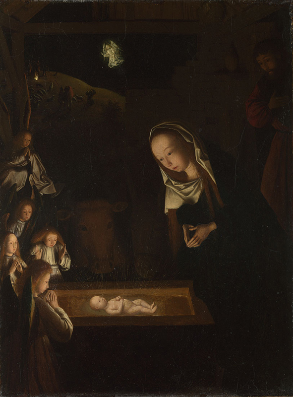 ヘールトヘン・トット・シント・ヤンス〈キリスト降誕〉1480－90年頃　イギリス、ロンドン〔ナショナル・ギャラリー〕