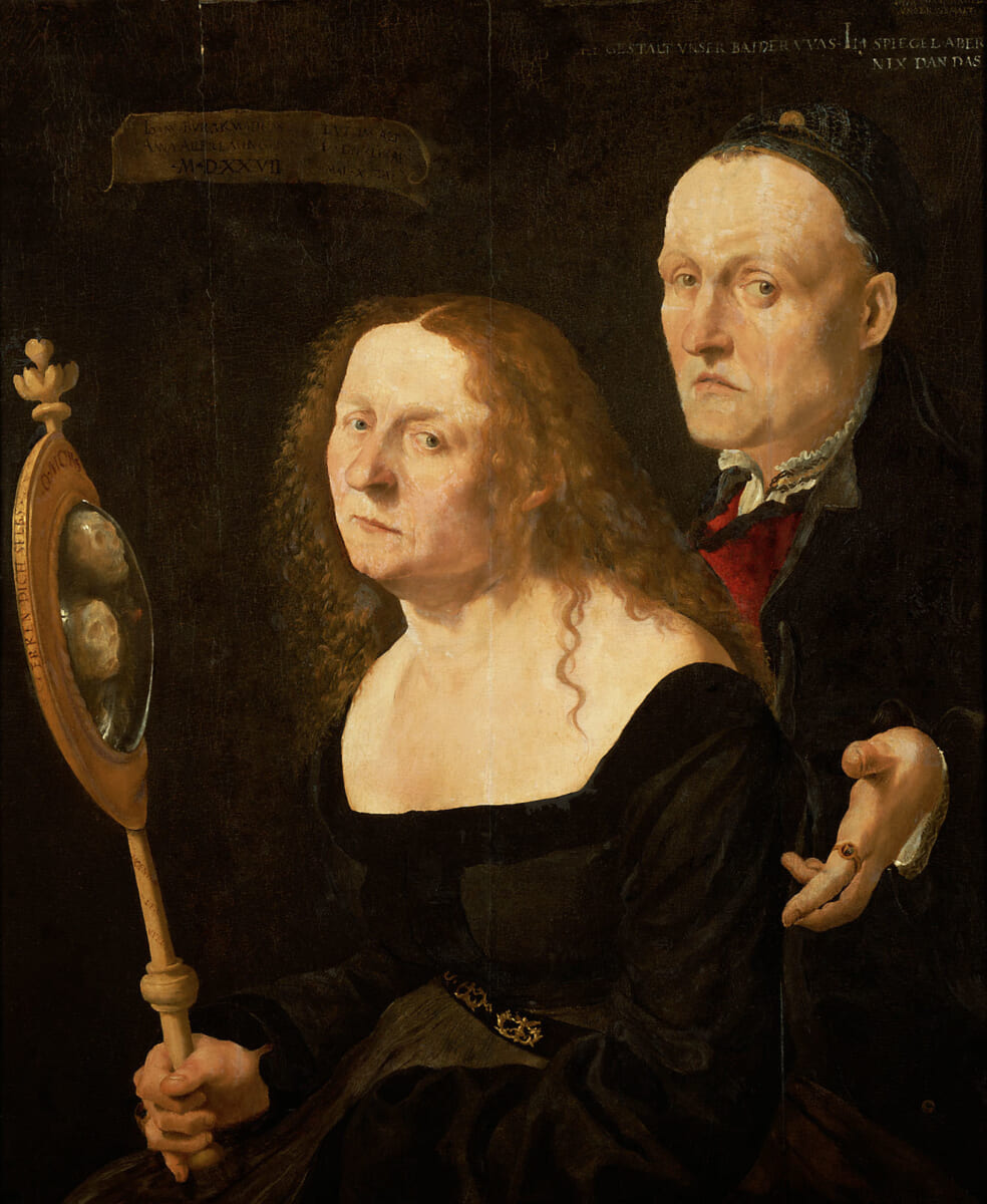 ルーカス・フルテナーゲル 〈ハンス・ブルクマイアーとその妻アンナ〉1529年 オーストリア、ウィーン［美術史美術館］