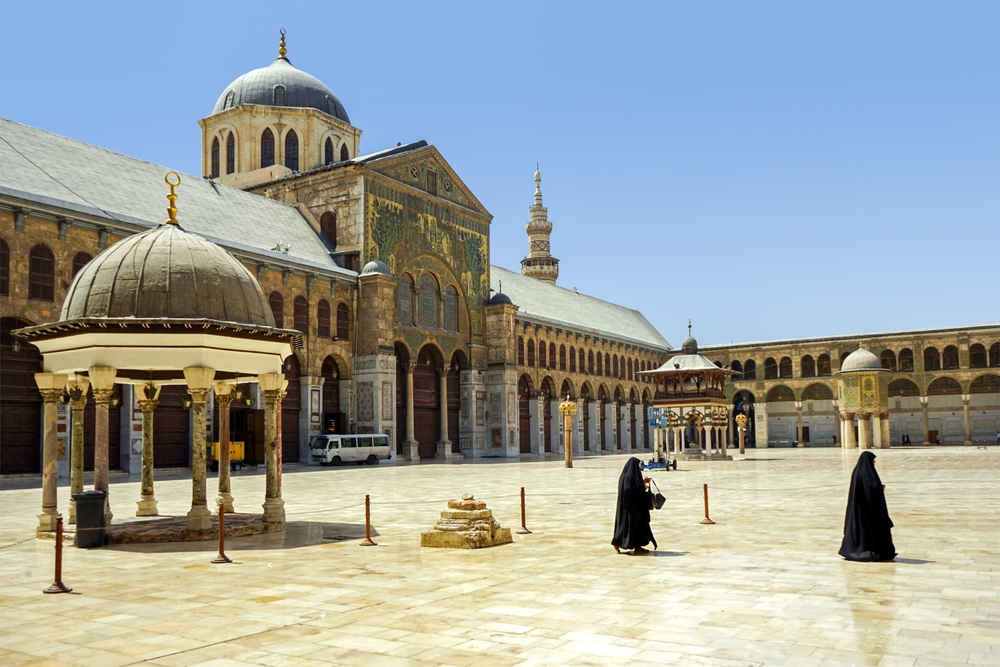 ダマスカス市内のモスク ©eyetravelphotos/shutterstock