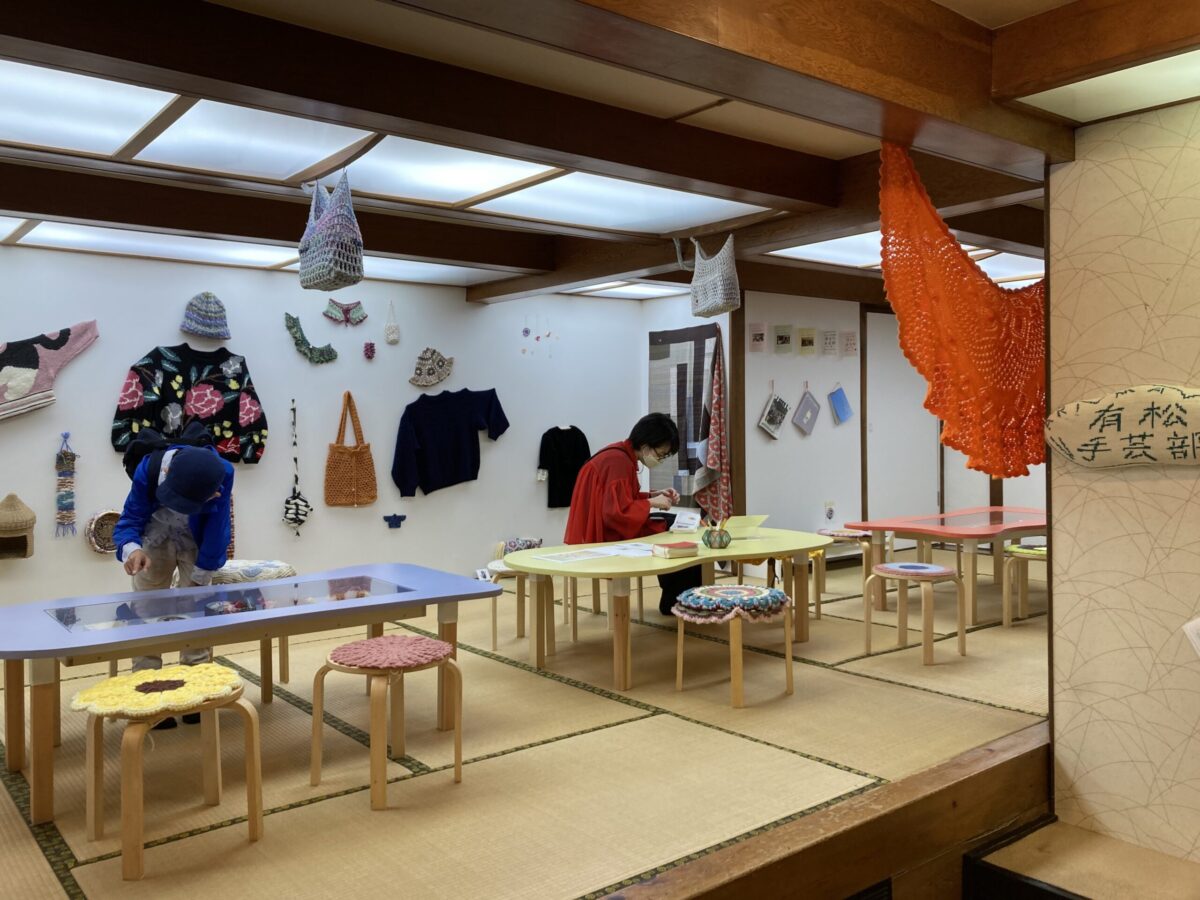 有松手芸部「国際芸術祭あいち2022」展示風景　撮影：筆者