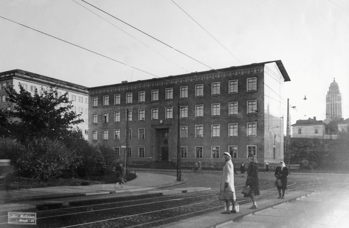 1940年頃のヘルシンキ労働者学校（Helsingin työväenopisto所蔵）