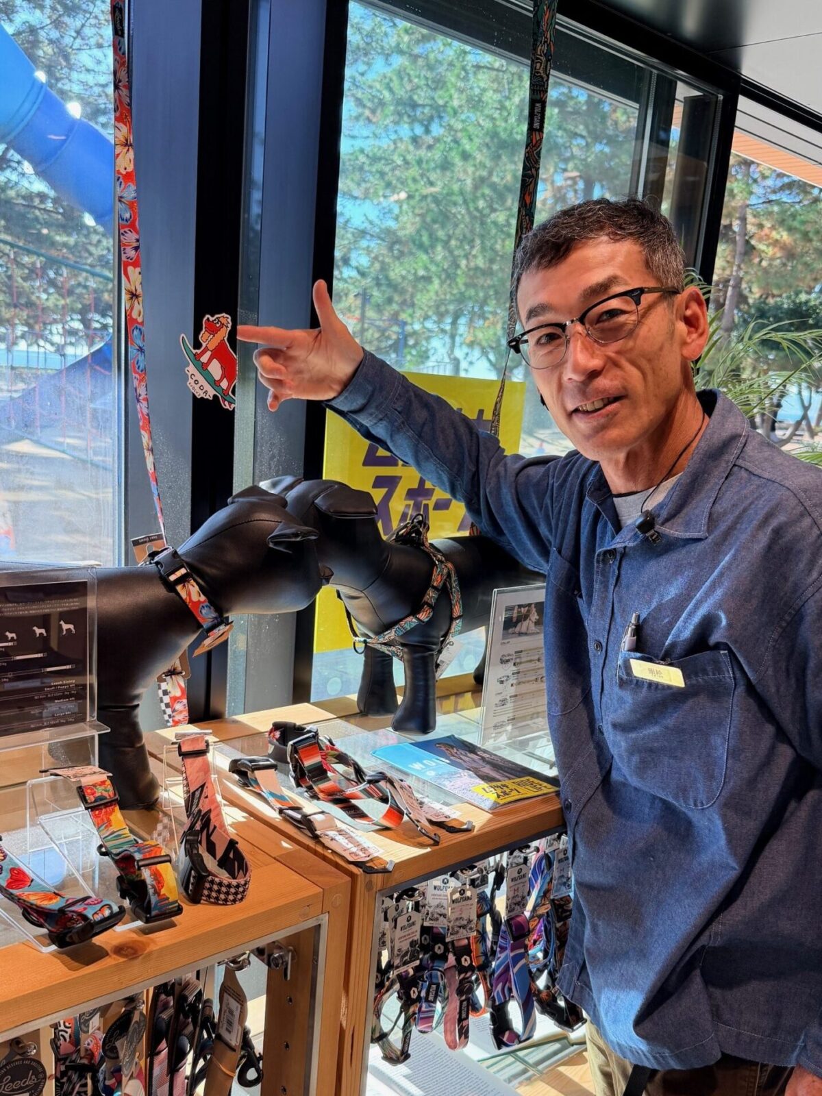 現在は兵庫県にあるムラサキスポーツ 須磨海浜公園店の店長を務める明松さん