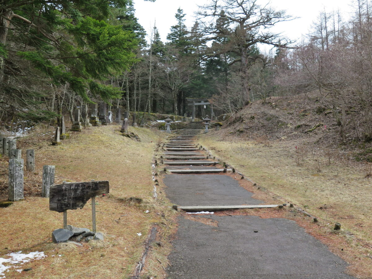 五合目まで続く吉田口登山道は、冨士御室浅間神社のような歴史的スポットをいくつも通っていく。緩やかで歩きやすい区間が多く、散策に向いている