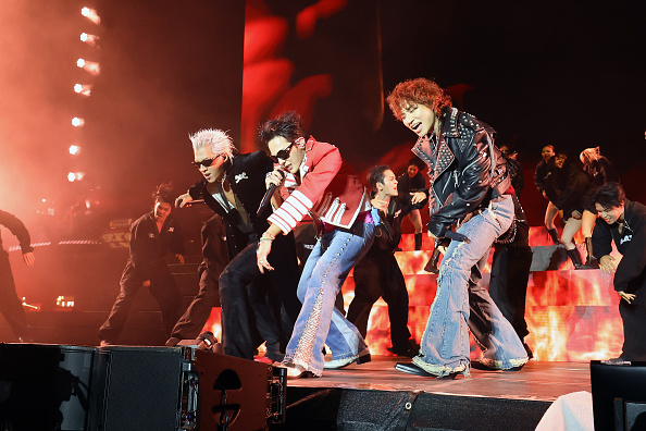 2026年4月、コーチェラでのG-DRAGON率いるBIGBANGのパフォーマンス。Photo by Frazer Harrison/Getty Images for Coachella